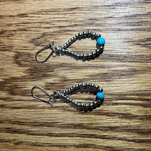Faux Navajo Pearl Earrings